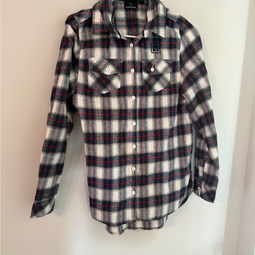 Burberry Plaid Button-Up Shirt